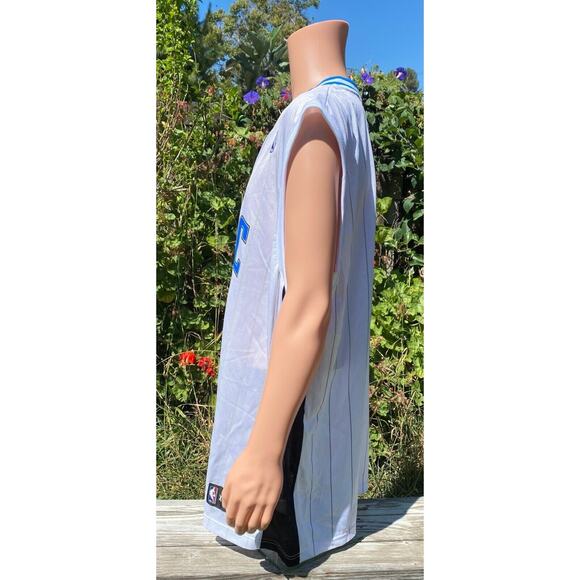 Vintage Adidas Magic Jersey 32 Oneil Pinstripe Deadstock Size XXL White And Blue - Picture 3 of 9